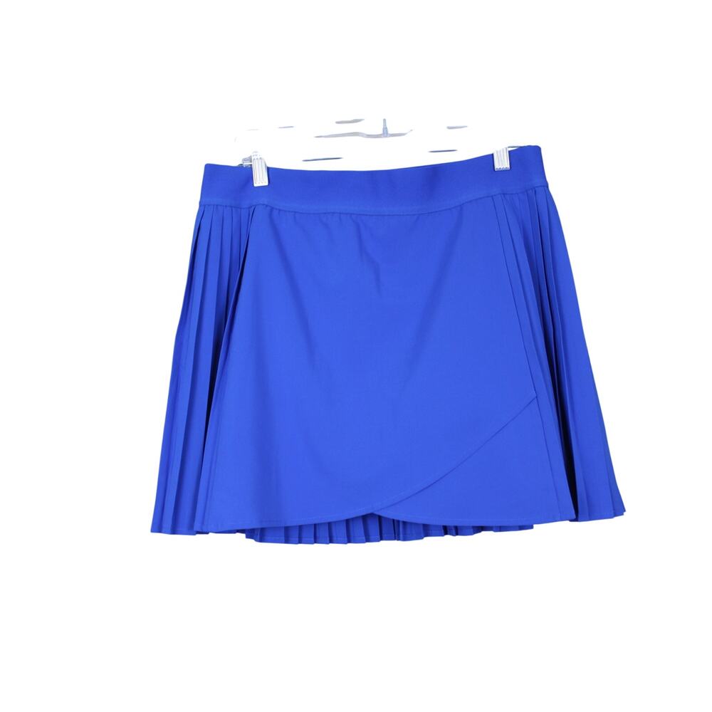Kyodan Royal Blue Stretch Sporty Athletic Activewear Pleats Breathable Skort